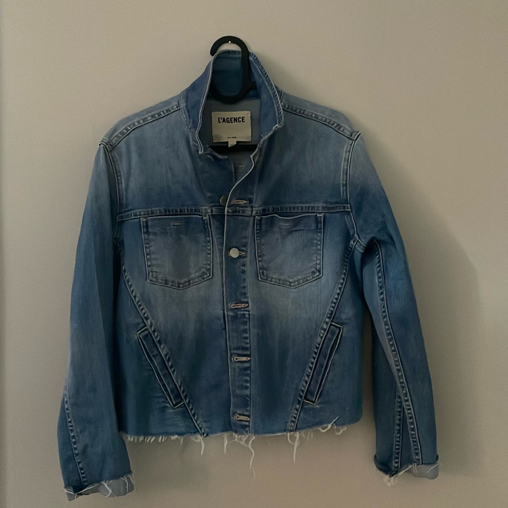 L’Agence denim jacket